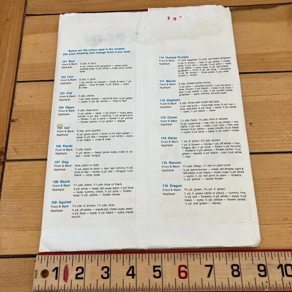 Kiddie Komfies Horse Sewing Pattern #114 Quilted Wall Hanging Uncut Vintage 1979 - Picture 5 of 5